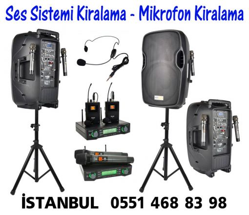 Ses Sistemi Kiralama Kiralık Hoparlör İstanbul